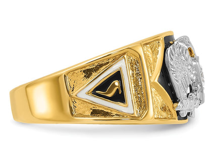 14k Two-tone Rings Style B02420B - Classique Jewelry Inc.