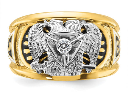 14k Two-tone Rings Style B02444 - Classique Jewelry Inc.