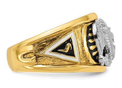14k Two-tone Rings Style B02444 - Classique Jewelry Inc.