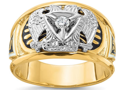 14k Two-tone Rings Style B02444 - Classique Jewelry Inc.