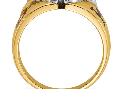 14k Two-tone Rings Style B02454 - Classique Jewelry Inc.