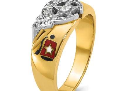 14k Two-tone Rings Style B02454 - Classique Jewelry Inc.
