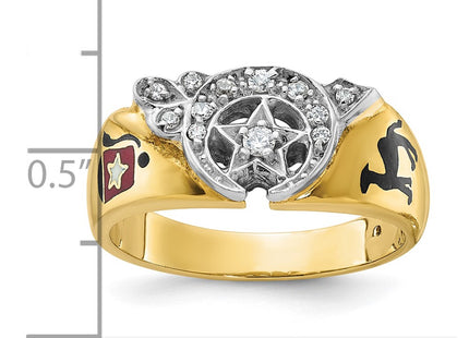 14k Two-tone Rings Style B02454 - Classique Jewelry Inc.