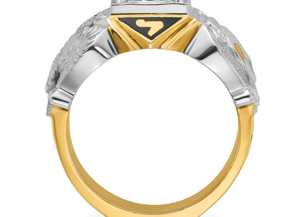 14k Two-tone Rings Style B02461A - Classique Jewelry Inc.