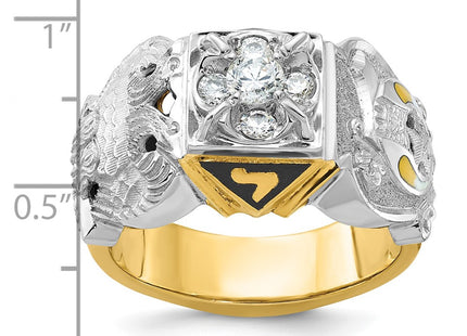 14k Two-tone Rings Style B02461A - Classique Jewelry Inc.