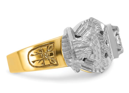 14k Two-tone Rings Style B02461A - Classique Jewelry Inc.