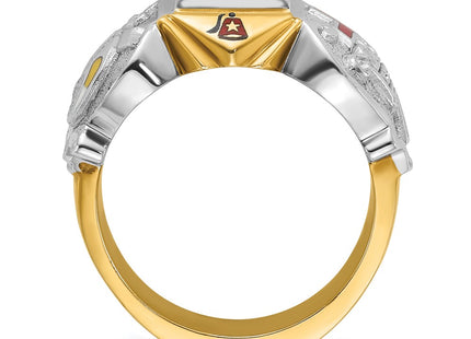 14k Two-tone Rings Style B02461B - Classique Jewelry Inc.