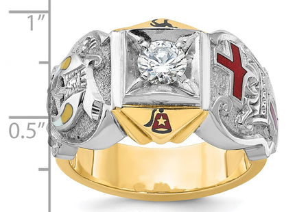 14k Two-tone Rings Style B02461B - Classique Jewelry Inc.