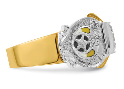 14k Two-tone Rings Style B02461B - Classique Jewelry Inc.