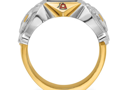 14k Two-tone Rings Style B02461C - Classique Jewelry Inc.