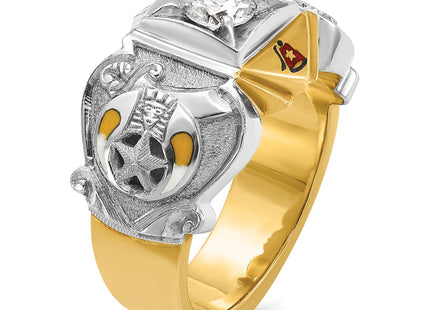14k Two-tone Rings Style B02461C - Classique Jewelry Inc.
