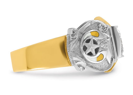 14k Two-tone Rings Style B02461C - Classique Jewelry Inc.
