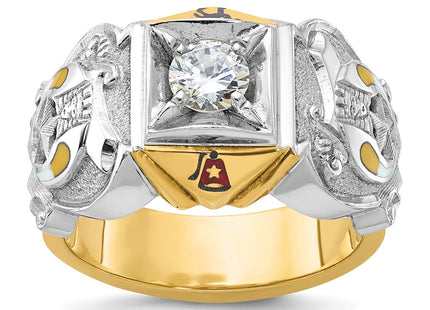 14k Two-tone Rings Style B02461C - Classique Jewelry Inc.