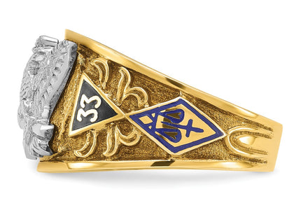 14k Two-tone Rings Style B02510 - Classique Jewelry Inc.