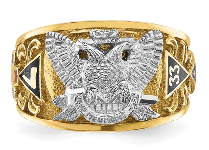14k Two-tone Rings Style B02510 - Classique Jewelry Inc.