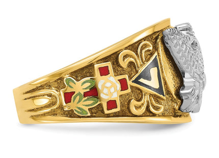 14k Two-tone Rings Style B02510 - Classique Jewelry Inc.
