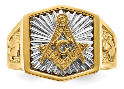 14k Two-tone Rings Style B02549 - Classique Jewelry Inc.