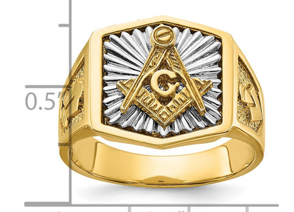 14k Two-tone Rings Style B02549 - Classique Jewelry Inc.