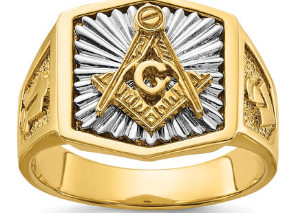 14k Two-tone Rings Style B02549 - Classique Jewelry Inc.