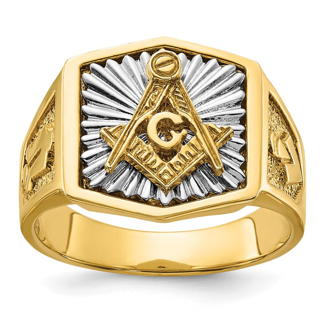 14k Two-tone Rings Style B02549 - Classique Jewelry Inc.