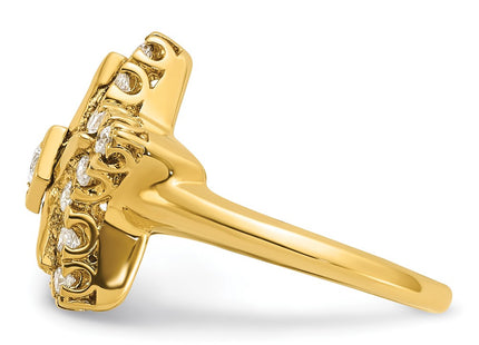 14k Yellow Gold Rings Style B02564 - Classique Jewelry Inc.