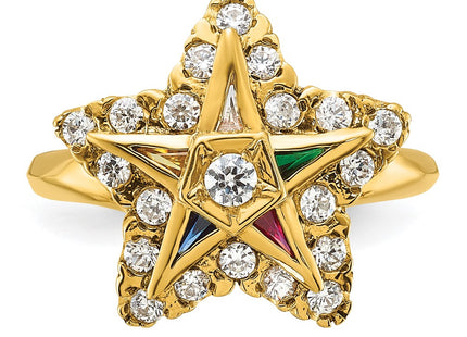 14k Yellow Gold Rings Style B02564 - Classique Jewelry Inc.