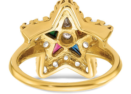 14k Yellow Gold Rings Style B02564 - Classique Jewelry Inc.