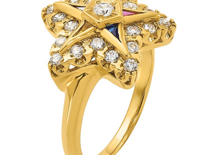 14k Yellow Gold Rings Style B02564 - Classique Jewelry Inc.