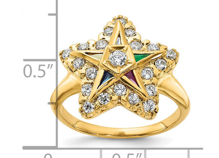 14k Yellow Gold Rings Style B02564 - Classique Jewelry Inc.