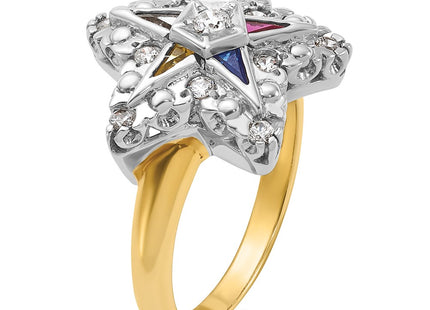 14k Two-tone Rings Style B02565 - Classique Jewelry Inc.