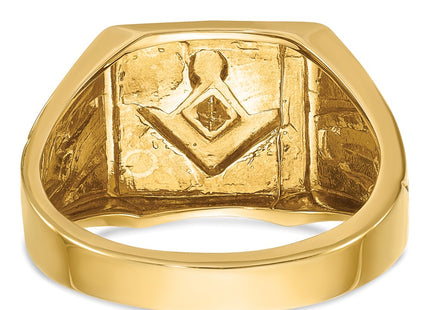 14k Yellow & Rhodium Rings Style B02588 - Classique Jewelry Inc.
