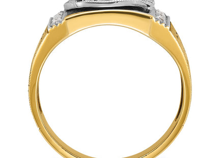 14k Two-tone Rings Style B02589 - Classique Jewelry Inc.