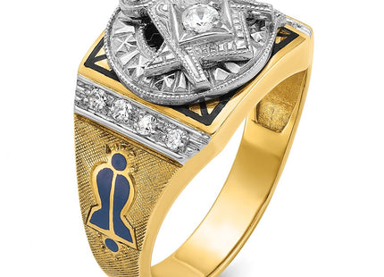 14k Two-tone Rings Style B02589 - Classique Jewelry Inc.