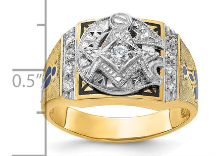 14k Two-tone Rings Style B02589 - Classique Jewelry Inc.