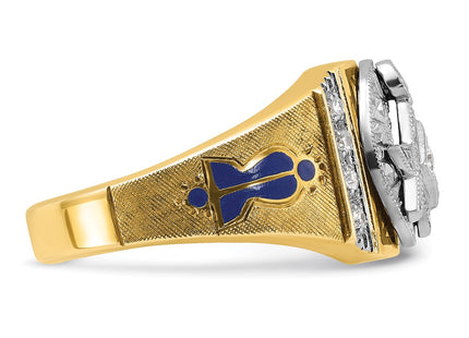 14k Two-tone Rings Style B02589 - Classique Jewelry Inc.