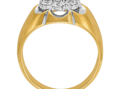 14k Two-tone Rings Style B04000 - Classique Jewelry Inc.