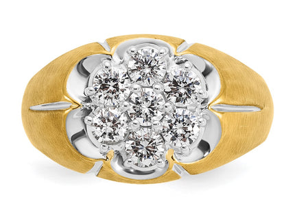 14k Two-tone Rings Style B04000 - Classique Jewelry Inc.
