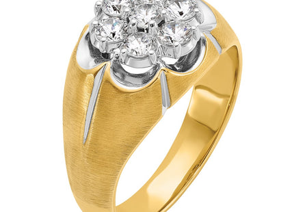 14k Two-tone Rings Style B04000 - Classique Jewelry Inc.