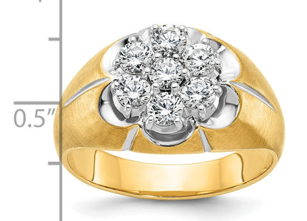 14k Two-tone Rings Style B04000 - Classique Jewelry Inc.