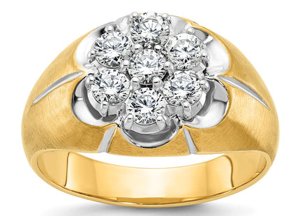 14k Two-tone Rings Style B04000 - Classique Jewelry Inc.
