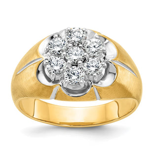 14k Two-tone Rings Style B04000 - Classique Jewelry Inc.
