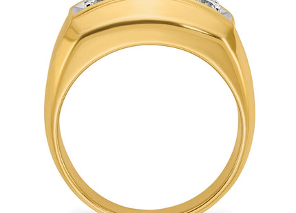 14k Two-tone Rings Style B04131 - Classique Jewelry Inc.