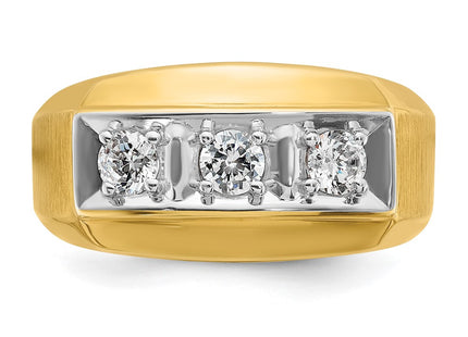 14k Two-tone Rings Style B04131 - Classique Jewelry Inc.