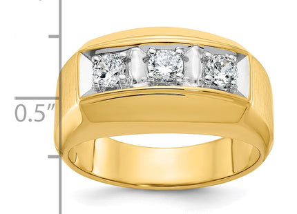14k Two-tone Rings Style B04131 - Classique Jewelry Inc.