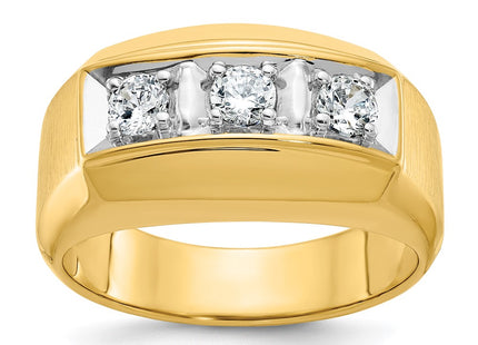 14k Two-tone Rings Style B04131 - Classique Jewelry Inc.
