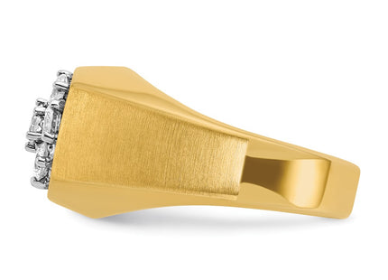 14k Two-tone Rings Style B04232 - Classique Jewelry Inc.