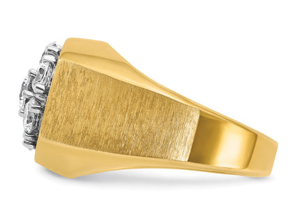14k Two-tone Rings Style B04345 - Classique Jewelry Inc.