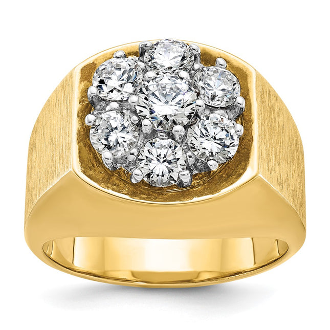 14k Two-tone Rings Style B04345 - Classique Jewelry Inc.