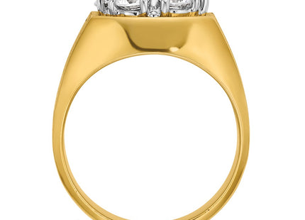 14k Two-tone Rings Style B04358 - Classique Jewelry Inc.