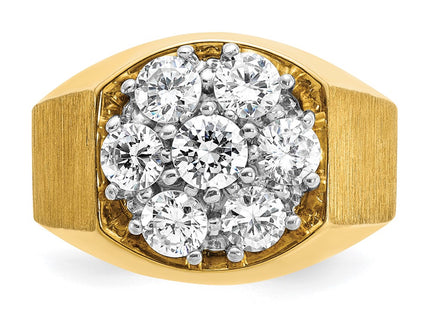 14k Two-tone Rings Style B04358 - Classique Jewelry Inc.